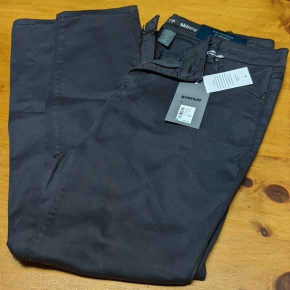 avenue denim skinny jeans